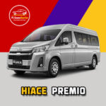 HIACE PREMIO + DRIVER + BBM